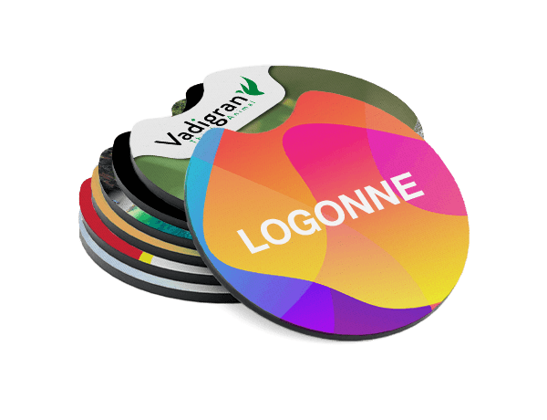 CarCoaster - Lasinaluset logolla CarCoaster - Lasinaluset logolla
